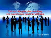 Thủ tục cấp giấy phép lao động cho người nước ngoài tại Việt Nam