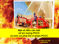 Một số điều cần biết về lực lượng PCCC và mức xử phạt khi vi phạm PCCC